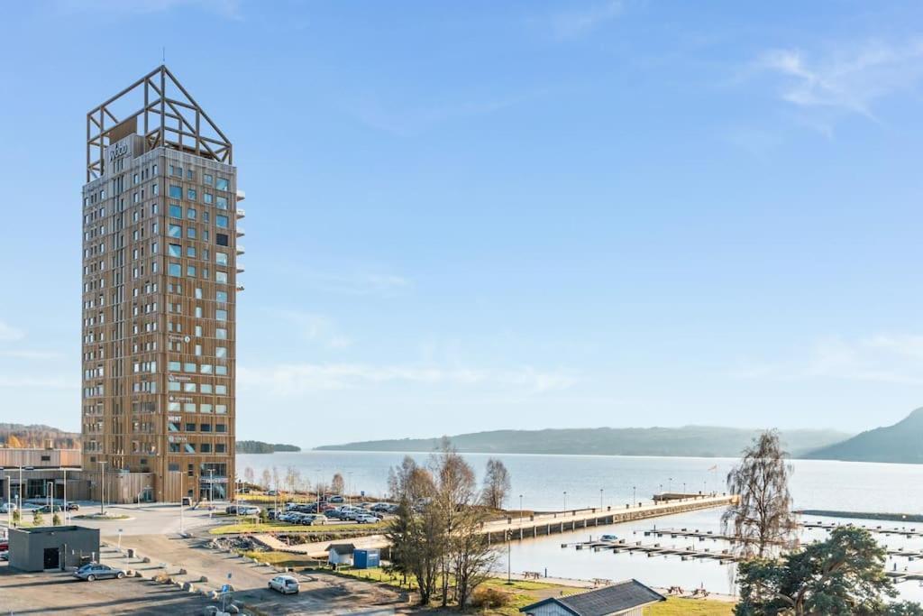 Mjos Tower Suite - Lovely Lake View Brumunddal Экстерьер фото